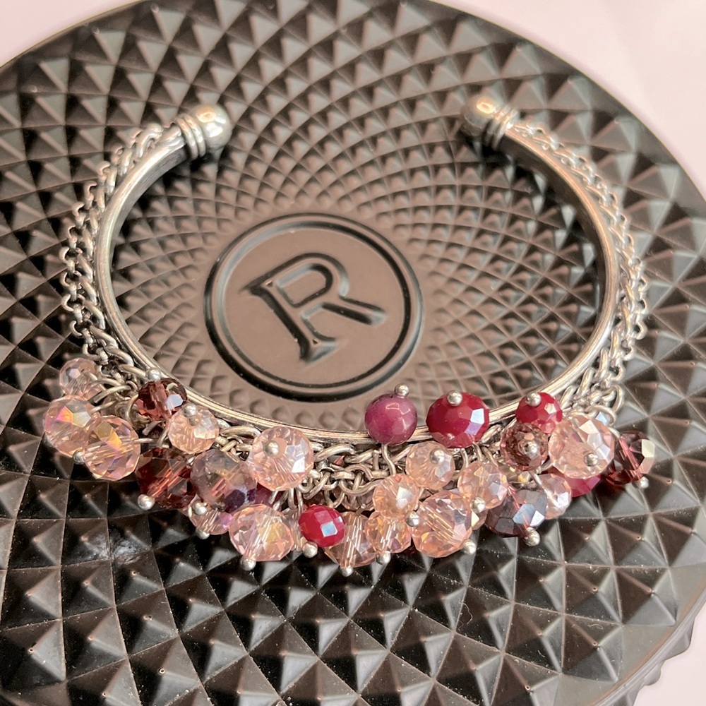 Cha Cha Vente Silver and Red Bracelet